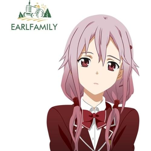 EARLFAMILY 13cm x 9.9cm for Guilty Crown Vinyl Car Stickers Scratch-Proof Graphics Motorcycle Windshield Decal DIY Car Styling