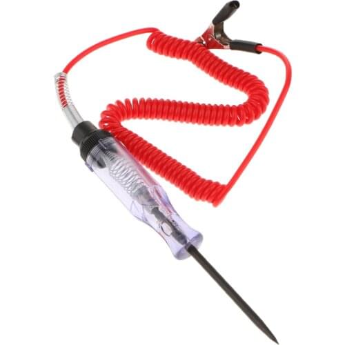 1 Pcs DC 6V-24V Auto Car Electrical Circuit Voltage Tester Test Pen For Truck Motorcycle Automotive Headlight Taillight Fuse Etc