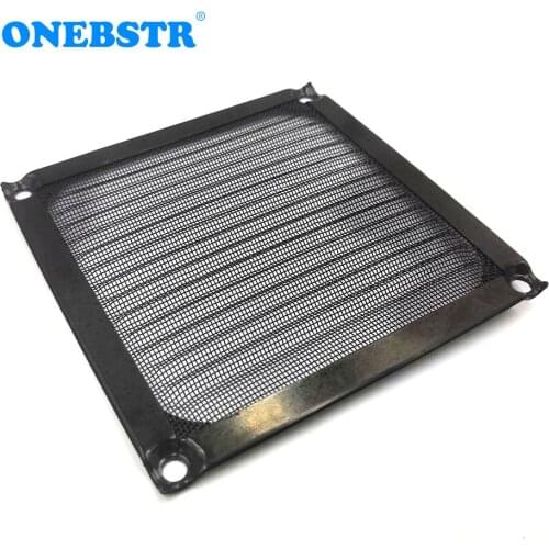 2Pcs/Lot 9CM Stainless Steel Dust-Proof Filter Net Cover Aluminum Frame For 9225 9238 Fan Corrugated Design High Quality