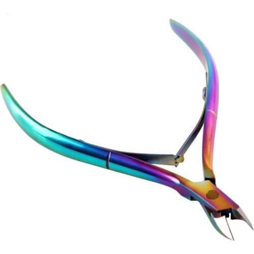 200pcs Nail Cuticle Nipper Cutter Colorful Clipper Scissor Dead Skin Remover Trimming Manicure Nail Art Tool hot