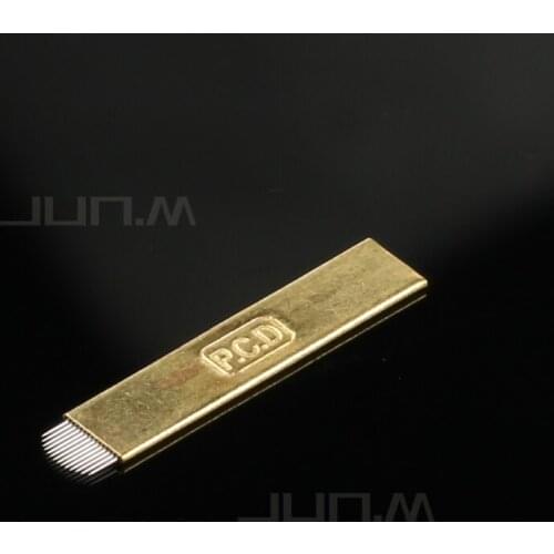 30pcs 12/14/19 Pins U Shape Microblading Permanent Makeup Needles Blade For 3D Eyebrow Tattoo Manual Pen