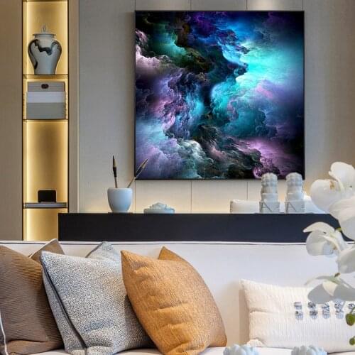 Abstract Wall Art Canvas Pictures Posters And Prints Mysterious Cloud Wall Decor Canvas Prints For Living Room Wall Cuadros