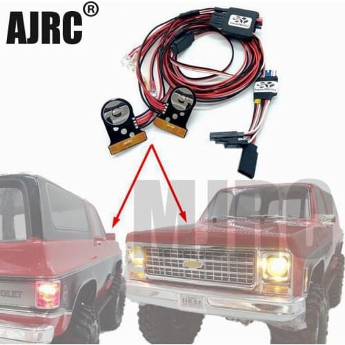 AJRC TRAXXAS TRX4 V2.0 LED Light Set for Traxxas TRX-4 Chevrolet K5 Blazer Body Parts Accessories #82076-4 TRX4 K5