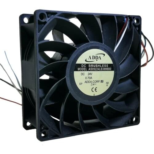 As09224lb389bb0 New For ADDA Cooling Fan 9238 DC 24V Inverter 4-Wire Cooling Fan