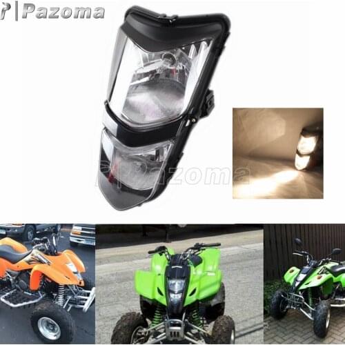 ATV Quad Motorcycle Headlight Twin HeadLamp For Suzuki ATV Quadsport LT-Z400 LT-Z400Z Kawasaki KFX400 KSF400 Dual Running Light
