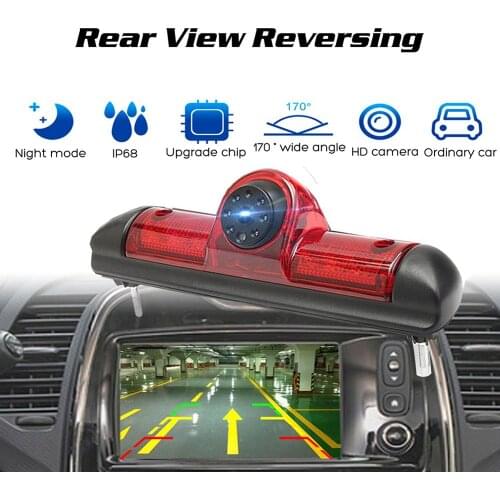 CCD Car Rear View Camera Reversing Backup Parking Brake Light Night Vision for Fiat Ducato late Peugeot Boxer Citroen Jumper