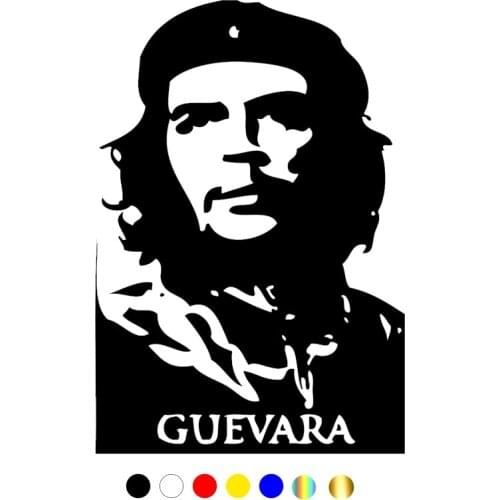 CS-432#22.1*15cm Che Guevara funny car sticker and decal silver/black vinyl auto car stickers
