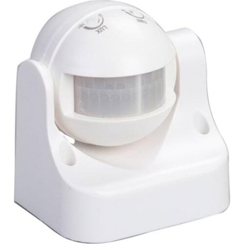 Indoor Home Infrared Sensor Light Switch Mounted 200W Max AC 110V-240V Automatic IR Motion Sensor Lamp Switch Delay Adjustable