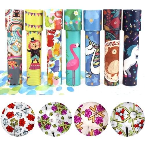 1 Pcs Classic Animal Interactive Logical Rotating Kaleidoscope Cartoon Toys Fillers Kids Birthday Party Favors Gifts Prize Bag