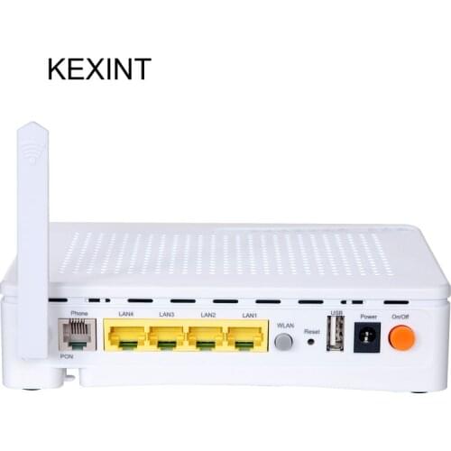 KEXINT GPON ONU FTTH 4Port OLT POTS+WIFI GPON ONU with USB adapter Equipment