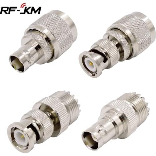 1pcs BNC Male Female to UHF PL259 Male Female SO239 RF Coaxial Adapter Connector