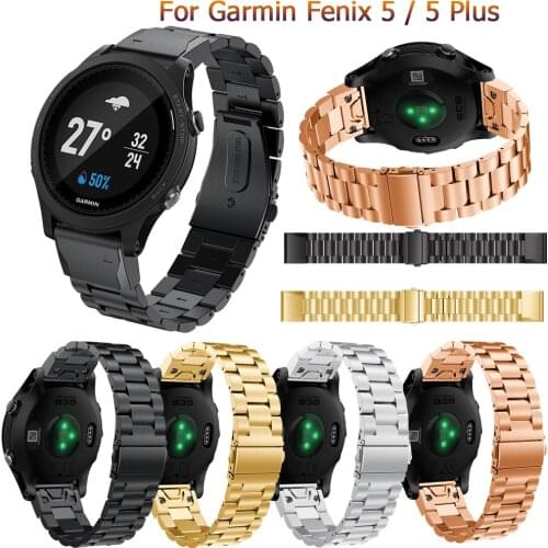 Fashion band for Garmin Fenix 5 wrist bands for forerunner 935 GPS Strap with quick release metal stainless steel bracelet bands