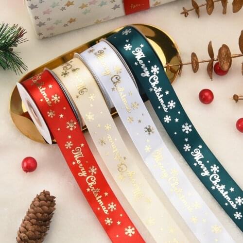 New Year 2022 Christmas Ribbons Gift Box Wrapping Merry Christmas Gifts Christmas Tree Decorations for Home Xmas Navidad 2021