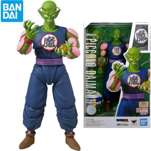 Original Bandai Dragon Ball Z Piccolo Daimao King 19Cm S.h. Figuarts Doll Collection Action Figure Multi Model Adults Kids Toys