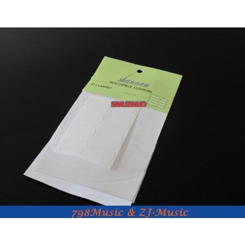 Soprano Saxophone Mouthpiece Patches Pads Cushions 0.5mm Black 8pcs