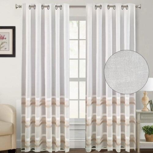 High quality Curtain for Living Room Bedroom Modern Solid Window Treatment Curtains Modern Tulle