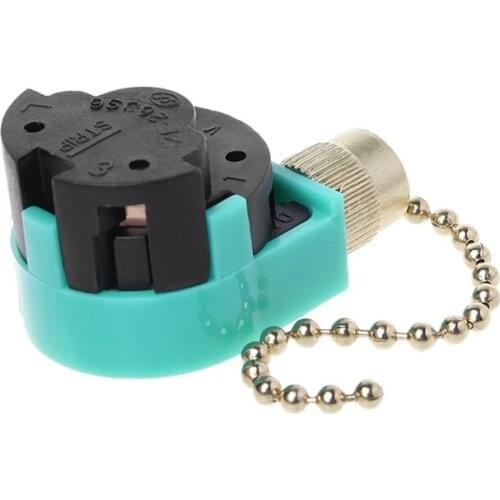 YYSD 3A/250V 6A/125V Zipper Switch 3 Speed Pull Chain Control Nickel Fan Wall Switch