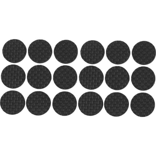 18 Pcs Self Adhesive Black Foam Table Chair Leg Pad Protector