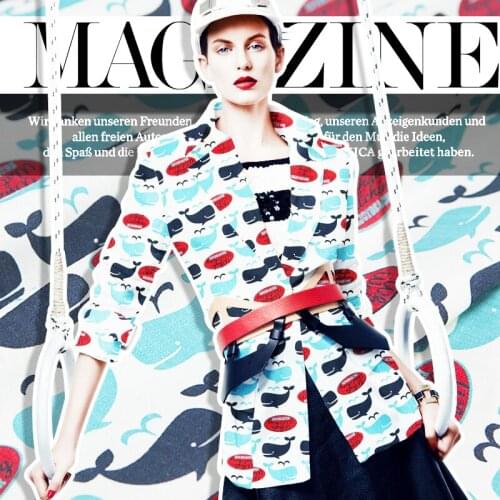 2016 whale prints Printed pure cotton fabric, cartoon pattern,moisture absorbent, breathable fabric, craft by the yard