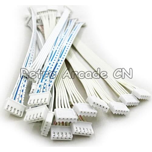 50 pcs 20CM 5 pin cable for Sanwa joystick Jamma arcade PC/PS2/PS3/BOX USB Encoder, control board wiring harness