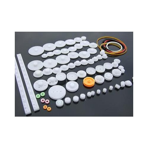 75 Kinds Plastic Shaft Single Double Reduction Crown Worm Gears DIY For Robot diy electronics