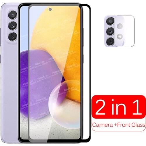 A72 Glass Camera Screen Protector For Samsung Galaxy A72 6.7" A 72 SM-A725F/DS Protective Tempered Glass Safety Cover Phone Film