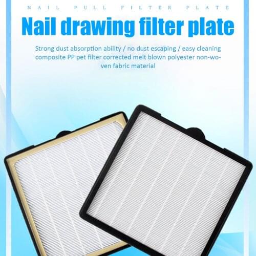 Nail Dust Suction Collector Fan Screen Vacuum Dust Cleaner Manicure Machine Filter Accessory for Drilling Manicure Machine