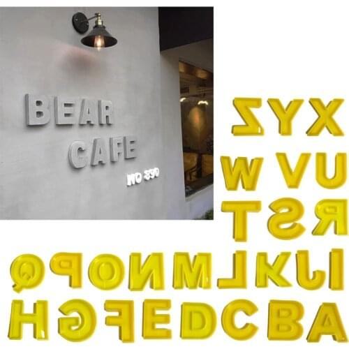 Alphabet Letters Ornaments Epoxy Resin Mold Home Decorations Silicone Mould DIY Crafts Jewelry Casting Tools