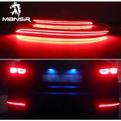 Car LED Rear Bumper Light For Hyundai Elantra AD Avante 2016 - 2020 Reflector Taillights Fog Lamp Reverse Lights Brake Lamps