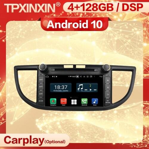 128GB Carplay 2 Din Android Screen Car Multimedia Stereo Receiver For HONDA CRV 2012 2013 2014 2015 Radio Audio Player Head Unit