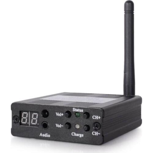 Wireless audio transceiver, 2.4G surround amplifier transmitter, power: 30W+30W，Frequency response 20Hz-20KHz