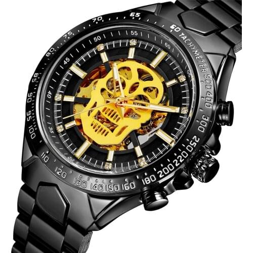 New FORSINING New Number Sport Design Bezel Golden Watch Mens Watches Top Luxury Montre Homme Clock Men Automatic Skeleton Watch