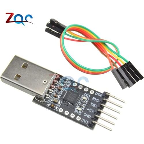 CP2102 USB 2.0 To TTL UART Module For Arduino 6Pin Serial Converter STC Replace FT232 Module Dupont Cables