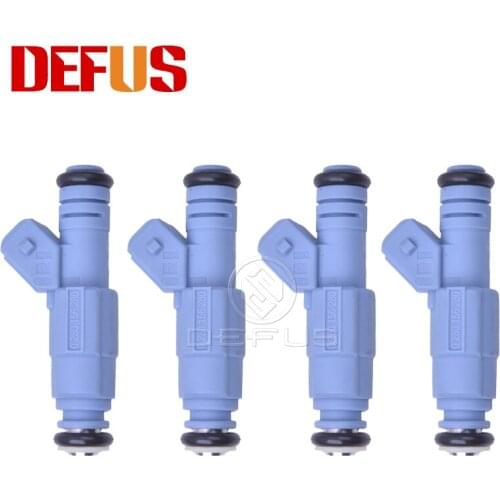 DEFUS 4x High performance Fuel Injector 0280156280 0280 156 280 for opel tuning and racing 55556799 470CC 2.0 Engine Nozzle Bico