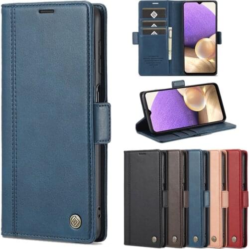 For Samsung A02S Retro Flip Case Samsung Galaxy A02S A02 S Magnetic Leather Wallet Holder Case for Galaxy A02S Stand Cover