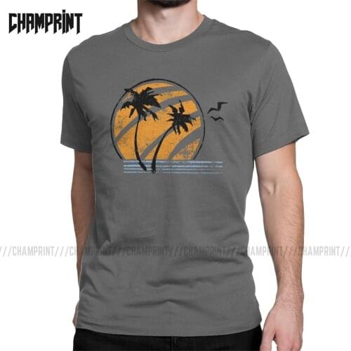 The Last Of Us Ellie Men T Shirt Fireflies Joel Tlou Video Game Vintage Tees Short Sleeve Round Collar T-Shirt Cotton Graphic