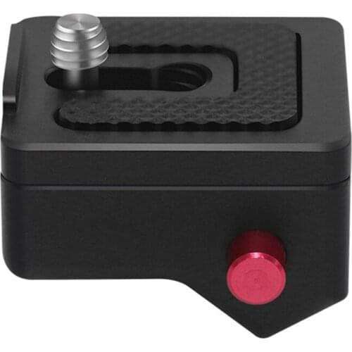 Mini Quick Release Plate Clamp Base 1/4" Screw Mount for Camera Camcorder Tripod Ball Head Rig Monitor Magic Arm LED Light