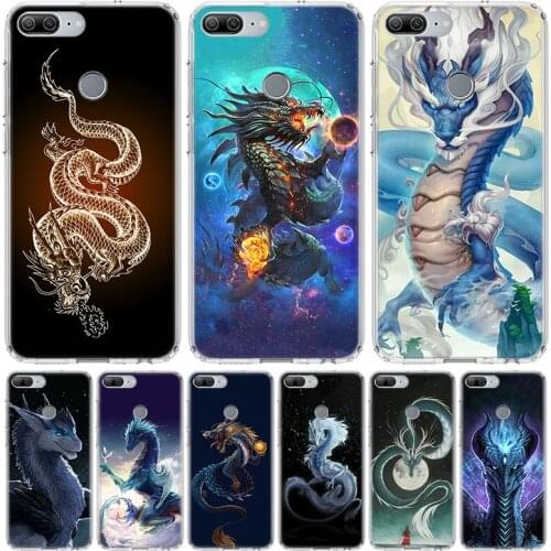 Cartoon Dragon Phone Case for Huawei Honor 10 9 20 7A 7X 8A 8S 8X 9X Lite Pro Y5 Y6 Y7 Y9S 2019 10i 20i Coque Cover