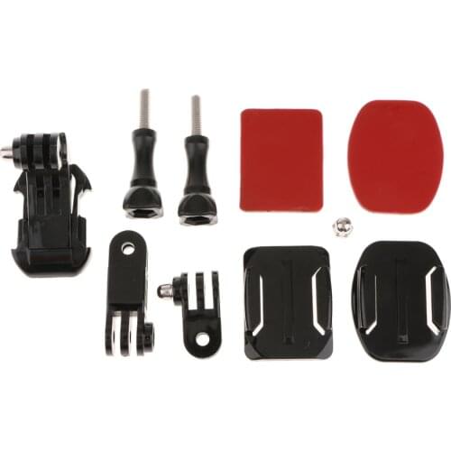 Adjustment Curved Adhesive Helmet Mount Accessories Kits for GoPro 3+ 4 / SJ5000 SJ6000 Action Camera