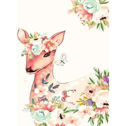 Drunk Dream Paint By Numbers For Adults Children Seaside Town Diy Handpainted Oil Painting Landscape Picture Home Wall Decor