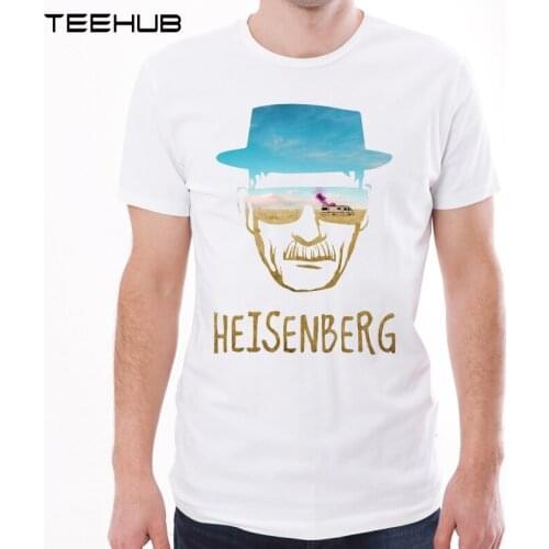 New Arrivals Breaking Bad Men T-Shirt Fashion Heisenberg Printed t Shirt Short Sleeve O-Neck Tops Funny Animal Tee
