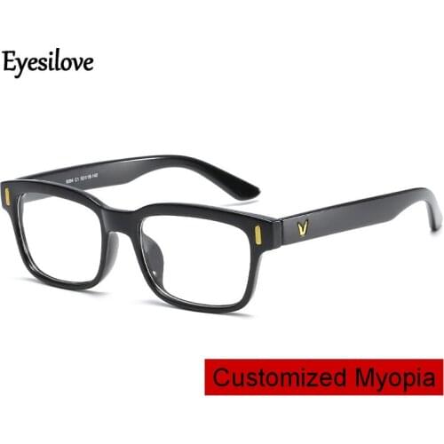 Eyesilove customized myopia glasses for men women short-sighted prescription glasses near-sighted mopia eyeglasses single vision