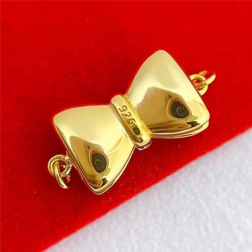Wholesale DIY Natural Stones Beads Jewelry Making Accessories Silver/Gold/Rose Gold Metal Connector Clasps Findings