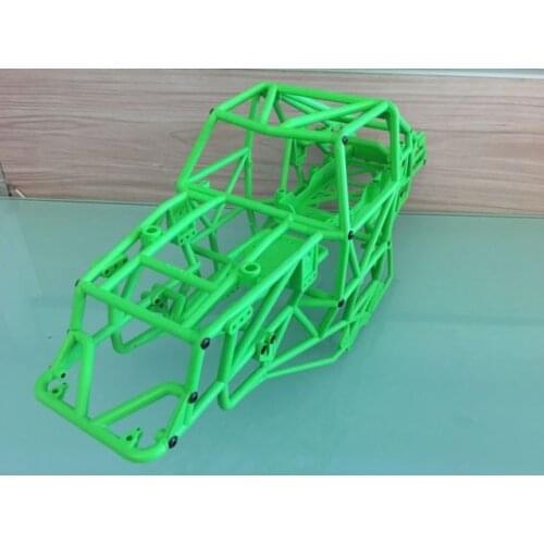 Axial SMT10 green MAIN FRAME & Cage Chassis tubes rollcage AX90055