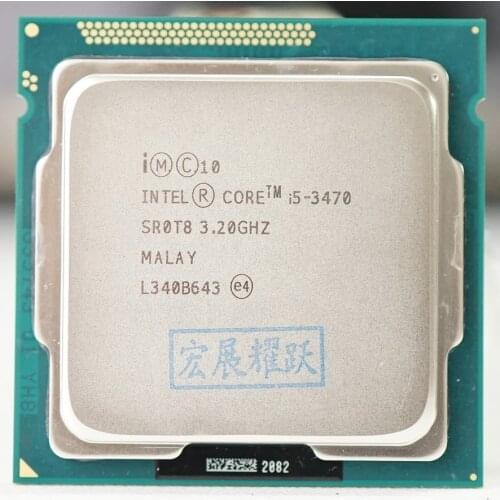 Intel Core i5-3470 i5 3470 Processor (6M Cache, 3.2GHz) LGA1155 PC computer Desktop CPU Intel 3470