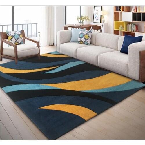 Simple Nordic modern thickened handmade living room carpet tatami bedside blanket alfombras para la sala moderna can customized