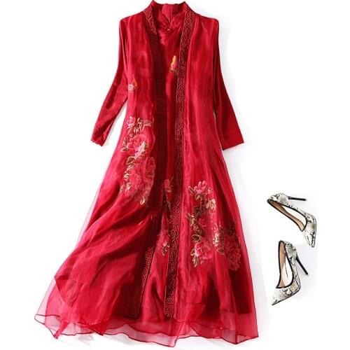 Летние платья из шелка Skyesky China At AliExpress