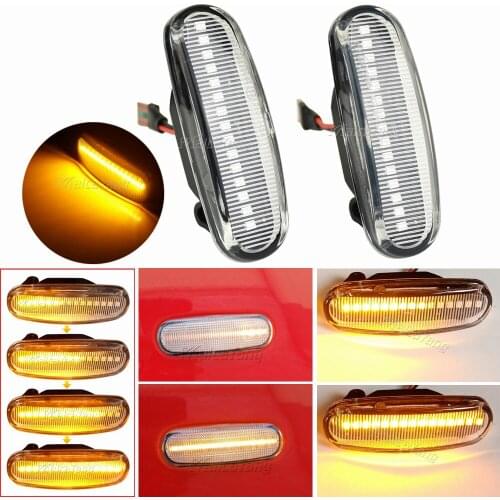 LED Dynamic Side Marker Turn Signal Light For Fiat Panda Punto Evo Stilo Qubo For Peugeot Bipper For Citroen For Lancia Musa 350