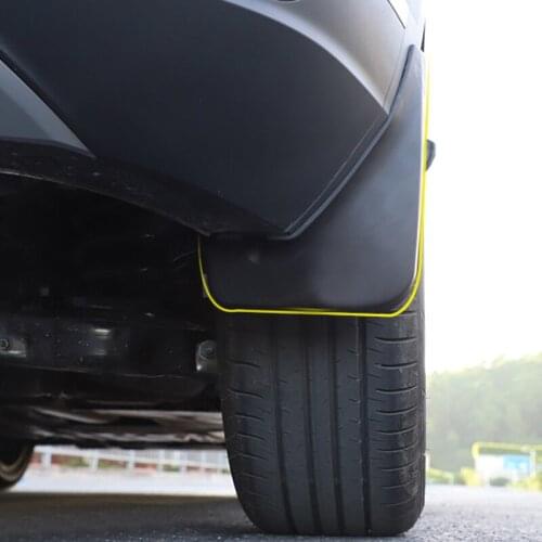 Car styling Exterior Accessories Mud Splash Flaps Guards Mudguard Fender 4pcs For VW Volkswagen T-Roc 2017-2018