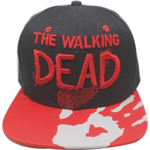 The Walking Dead Embroidery Designer Cap Mushroom Anime Hat Summer
